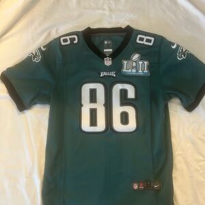 NFL On Field Eagles Jersey Youth  Super Bowl LII Ertz